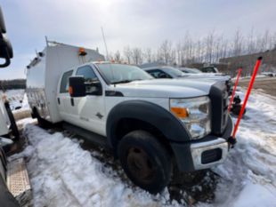 2015 Ford F-550 Crew Cab Diesel 4x4 KUV Body Service Truck