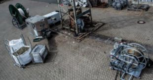 Skid Mounted Conductor Recycler