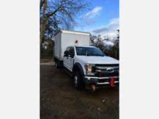 2019 Ford F-550 Crew Cab Powerstroke 4x4 "Rail Gear Equipped" Box Truck