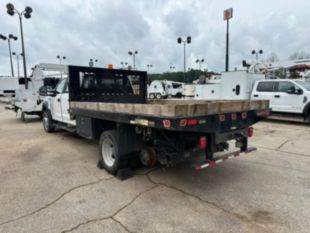 2018 Ford F-550 4x2 Powerstroke Diesel "Rail Gear Equipped" Flatbed Truck