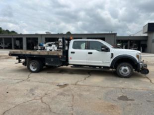 2018 Ford F-550 4x2 Powerstroke Diesel "Rail Gear Equipped" Flatbed Truck