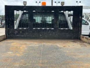 2018 Ford F-550 4x2 Powerstroke Diesel "Rail Gear Equipped" Flatbed Truck