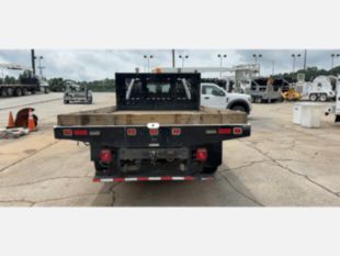2018 Ford F-550 4x2 Powerstroke Diesel "Rail Gear Equipped" Flatbed Truck