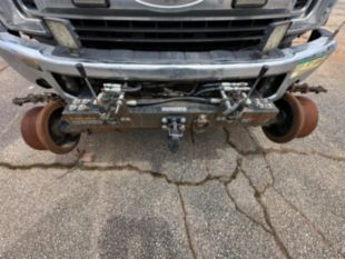 2018 Ford F-550 4x2 Powerstroke Diesel "Rail Gear Equipped" Flatbed Truck