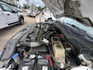 2018 Ford F-550 4x2 Powerstroke Diesel "Rail Gear Equipped" Flatbed Truck