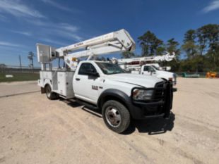 2017 Dodge 5500 4x4 Hemi Powered 2008 Terex HR-37M Material Handler Bucket Truck