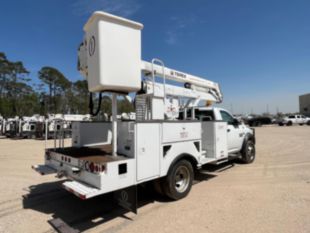 2017 Dodge 5500 4x4 Hemi Powered 2008 Terex HR-37M Material Handler Bucket Truck