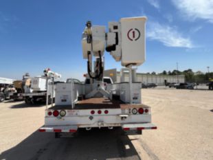 2017 Dodge 5500 4x4 Hemi Powered 2008 Terex HR-37M Material Handler Bucket Truck