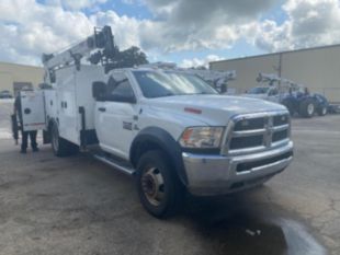 2017 Dodge 5500 Diesel 4x4 IMT DOM1-SIII + 7500 Service Truck and Crane