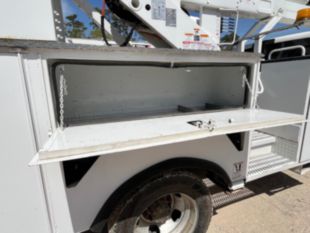 2017 Dodge 5500 4x4 Hemi Powered 2008 Terex HR-37M Material Handler Bucket Truck
