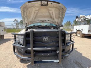 2017 Dodge 5500 4x4 Hemi Powered 2008 Terex HR-37M Material Handler Bucket Truck