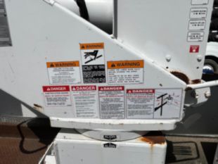 2017 Dodge 5500 4x4 Hemi Powered 2008 Terex HR-37M Material Handler Bucket Truck