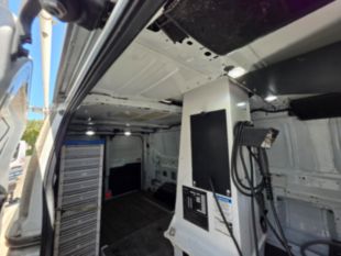 2019 Ford Transit 350 Gas Powered Versalift Vantel 29NE-01 Cable Placer Truck