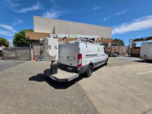 2019 Ford Transit 350 Gas Powered Versalift Vantel 29NE-01 Cable Placer Truck