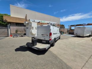 2019 Ford Transit 350 Gas Powered Versalift Vantel 29NE-01 Cable Placer Truck
