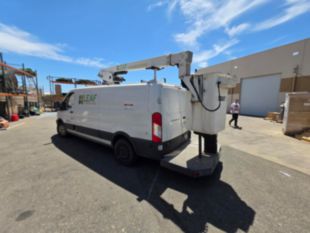 2019 Ford Transit 350 Gas Powered Versalift Vantel 29NE-01 Cable Placer Truck