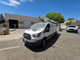 2019 Ford Transit 350 Gas Powered Versalift Vantel 29NE-01 Cable Placer Truck