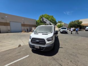 2019 Ford Transit 350 Gas Powered Versalift Vantel 29NE-01 Cable Placer Truck