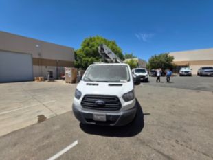 2019 Ford Transit 350 Gas Powered Versalift Vantel 29NE-01 Cable Placer Truck
