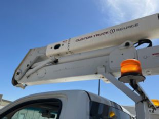 2017 Dodge 5500 4x4 Hemi Powered 2008 Terex HR-37M Material Handler Bucket Truck