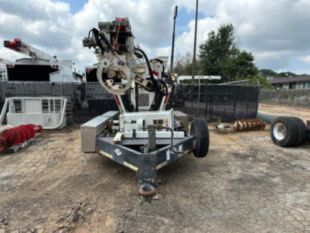 2017 SDP 55 MLP EZ-Hauler 5500 Tracked Mini Digger Derrick with Trailer