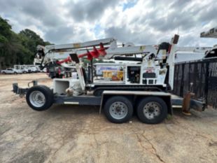 2017 SDP 55 MLP EZ-Hauler 5500 Tracked Mini Digger Derrick with Trailer