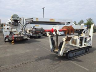 2017 SDP EZ HAULER 55 MLP Mini Tracked Digger Derrick with Trailer