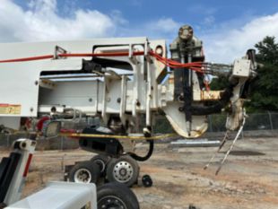 2017 SDP 55 MLP EZ-Hauler 5500 Tracked Mini Digger Derrick with Trailer