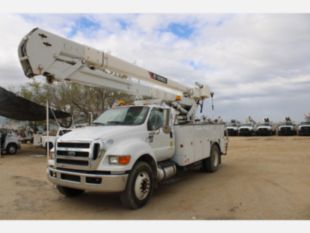 2012 Ford F-750 Diesel 4x2 Terex TC-55 Material Handler Bucket Truck