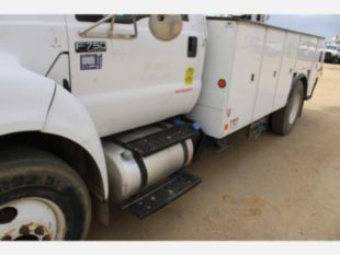 2012 Ford F-750 Diesel 4x2 Terex TC-55 Material Handler Bucket Truck