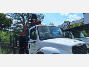2022 Freightliner M2 Diesel 4x2 Fassi F-115 Grapple Truck