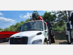 2022 Freightliner M2 Diesel 4x2 Fassi F-115 Grapple Truck