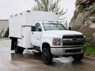 2021 Chevrolet 5500 4x4 Load King 1166 Chipper Truck