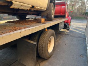 2001 IHC 4700 Diesel 4x4 Roll Back Wrecker Truck