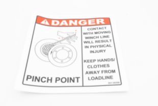 PLAC,DANGER PINCH POINT