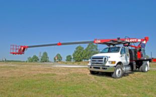 58 ft Non Insulated Material Handling Aerial