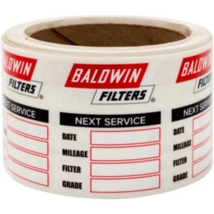 SERVICE STICKERS - 50 SHEETS