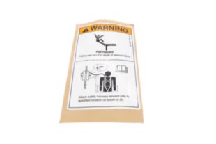 DECAL-LANYARD HOOK LOCATION