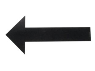 PLAC,O/R BEAM ARROW-BLK
