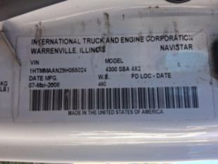 2009 Int'l 4300 4x2 Altec TA-40 Bucket Truck