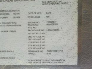 2019 Freightliner M2 4x4 Terex Commander 4047 Digger Derrick