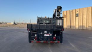 2018 Ford F-750 4x2 Hi-Rail Flatbed Service Truck With Crane