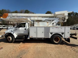 2011 Ford F-750 Diesel 4x2 Terex TC-55 Material Handler Bucket Truck