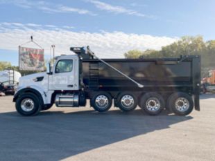 2025 Peterbilt 567 10x4 18' Load King Dump Truck