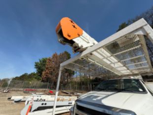 2011 Ford F-750 Diesel 4x2 Terex TC-55 Material Handler Bucket Truck