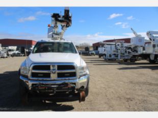 2018 Dodge 5500 4x4 Diesel "Rail Gear Equipped" Terex LT-40 Bucket Truck