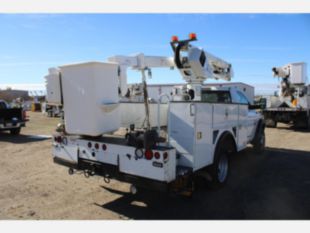 2018 Dodge 5500 4x4 Diesel "Rail Gear Equipped" Terex LT-40 Bucket Truck