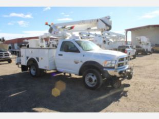 2018 Dodge 5500 4x4 Diesel "Rail Gear Equipped" Terex LT-40 Bucket Truck