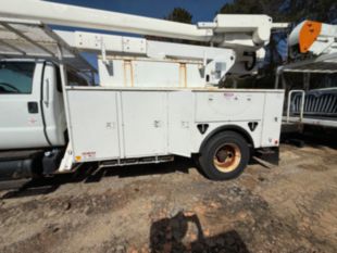 2011 Ford F-750 Diesel 4x2 Terex TC-55 Material Handler Bucket Truck