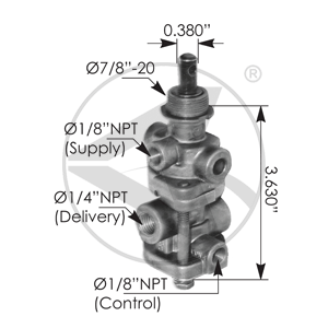 Automann PP7 Type Control Valve 40PSI